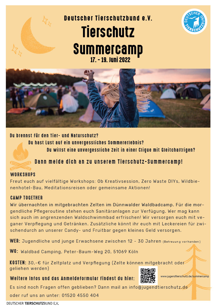 Summercamp des Tierschutzbundes 2022