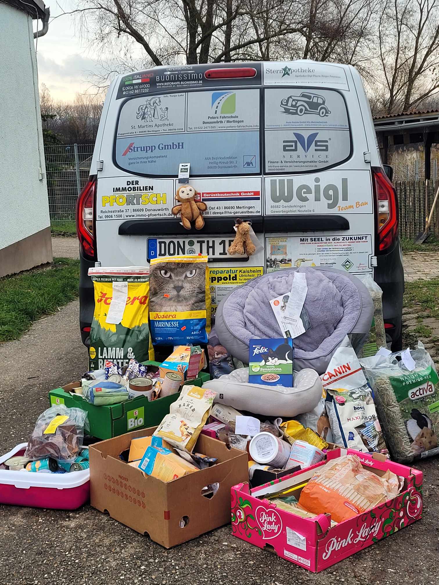 Spende vom Futterhaus Gersthofen